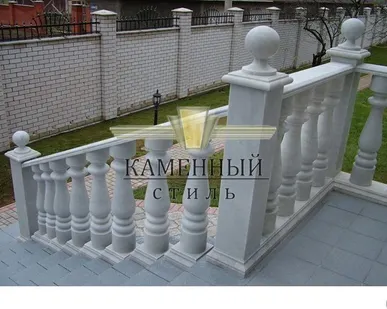 фото Перила из мрамора