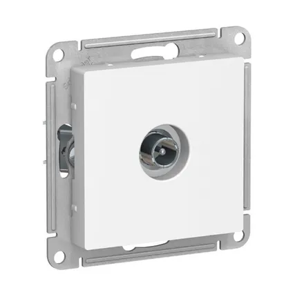 Фото №0 Schneider Electric Механизм розетки TV проходной AtlasDesign 4DB бел. ATN000192 Schneider Electric