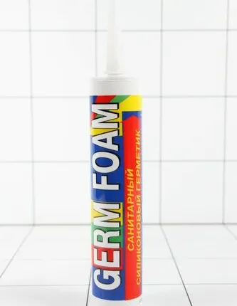 Фото №0 Герметик Силиконовый Санитарный GERM FOAM белый 280мл