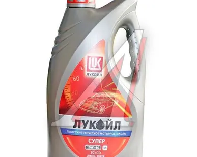фото Масло моторное СУПЕР SG/CD 10W40 п/синт.4л ЛУКОЙЛ