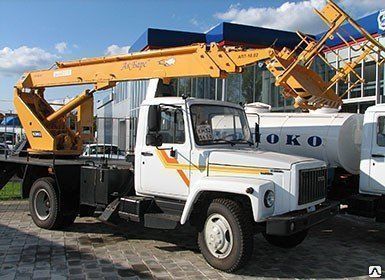 фото Автогидроподъемник АПТ-18.02 на шасси ГАЗ-33086 (4х4) (5 мест. кабина)