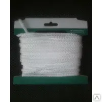 фото Шнур хозяйственно-бытовой с сердечником 3,0мм белый (50м)