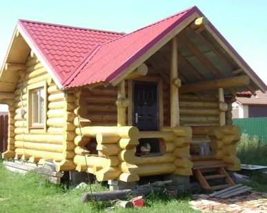 фото Строительство бани