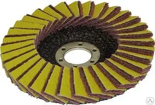 фото VK/SMT850/VG/120/VF/125х22,23 Тарельчатые лепестковые шлиф. круги из нетк.