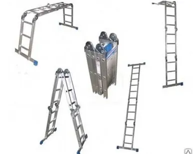 фото Лестница шарнирная (трансформер) 4х5 (1,51х2,83х5,8)