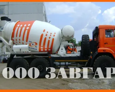 фото Миксер 6 м3 на шасси КАМАЗ 43118 (6х6)