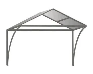 фото Козырек «Двухскатный»