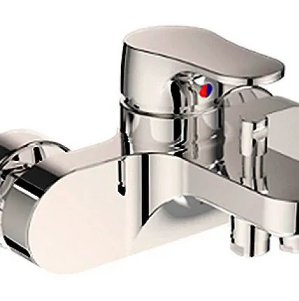 Фото №0 Смеситель VIDIMA Ван ва086аа для ванны душа настенный, короткий излив, хро
в