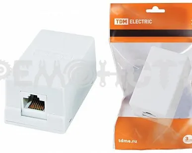 фото Розетка компьютерная  1xRJ-45 TDM (25/500) П