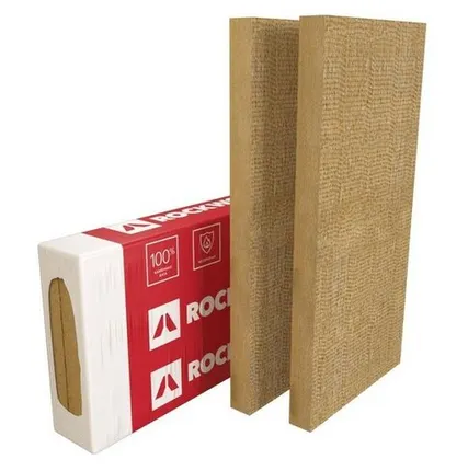Фото №0 Утеплитель Роквул "Фасад Баттс Экстра" 1000x600x100 мм, (130 кг/м3) 2 шт/уп. (1,2 м2) (0,12 м3)