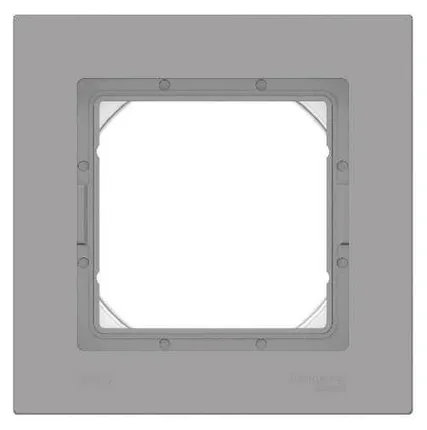 Фото №0 SCHNEIDER ELECTRIC Рамка 1-м AtlasDesign Aqua IP44 (алюминий) SchE ATN440301