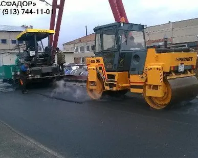 фото Укладка асфальта