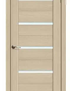 фото Дверь межкомнатная 206 (La Stella) стекло матовое, экошпон, Ясень Латте 2000х700мм