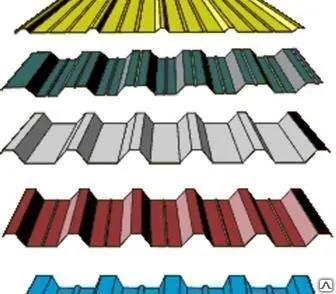 Фото №0 Профнастил окрашенный С-8 0,45мм погонный метр