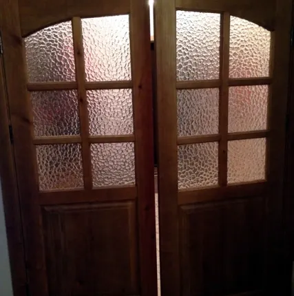 Фото №0 Двери с глухой фрамугой