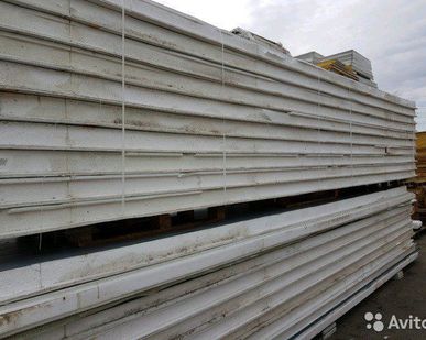 фото Сэндвич-панель пенополистерол 100 мм 3,44 м