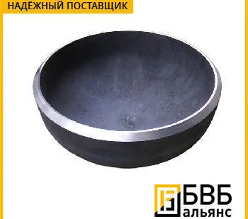 фото Заглушка приварная 219 мм 09Г2С (09Г2СА) ГОСТ 17379-2001