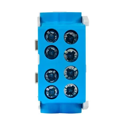 Фото №3 Клемма распределительная КСР с двойным винтом 2х35/2х25 син. PROxima EKF ksr-2.35-2.25-blue