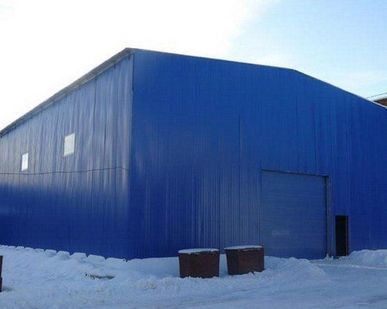 фото Строительство здания из металлоконструкций