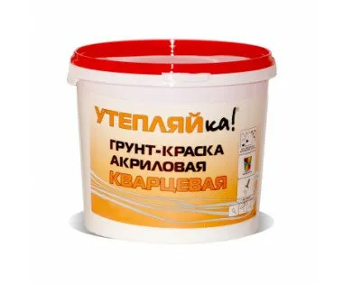 Фото №0 Краска-грунт 10л (ведро) Утепляйка