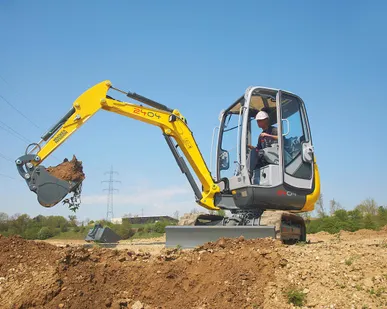 фото Аренда мини-экскаватора Wacker Neuson 2404