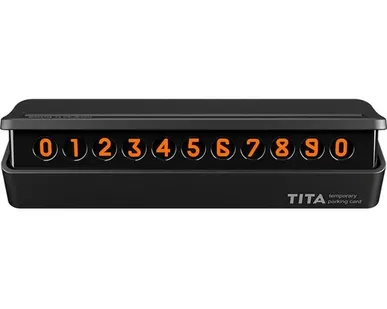 фото Парковочная карта Tita Temporary Parking card (черный)