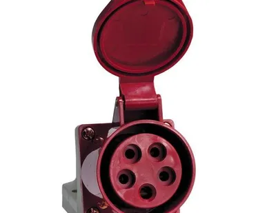 фото Розетка наружн. уст. 16А 3P+E 380В+N IP44 (115) EKF ps-115-16-380