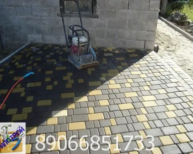 фото Мощение дорожек