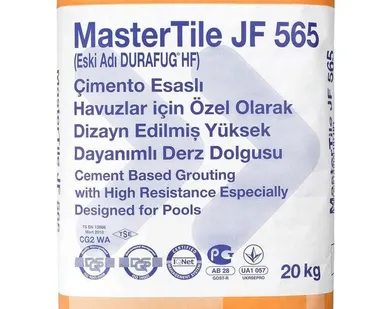 фото Затирка MasterTile JF 565 (Durafug NT) белый, 20 кг