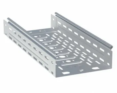 фото Лоток перфорированный металлический 50х200х3000-0.7 мм (12 м)