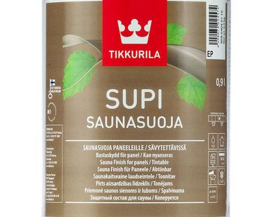 фото Защитный состав для стен и потолка Supi Saunasuoja 0.9 л., шт.