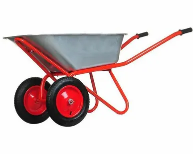 фото Тачка строительная двухколесная 110 л грузоподъемность 200 кг
