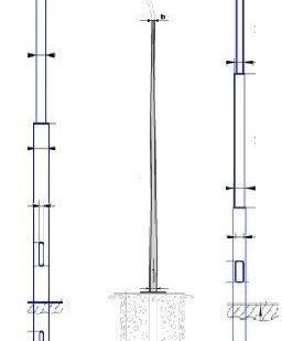 фото Опора освещения ОТ3ф-12,0