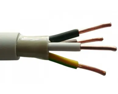 фото Кабель силовой 3х4 кв.мм медный 0,66 кВ с ПВХ изоляцией с заполнением