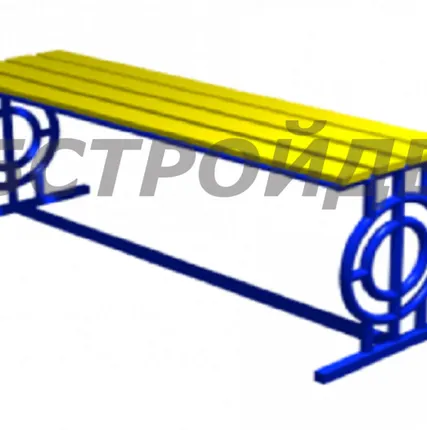 Фото №0 Скамья 24 ОДБ.01.24 1500х400х400