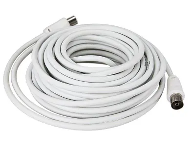 фото Шнур TV Plug - TV Jack 10м бел. Rexant 18-0007