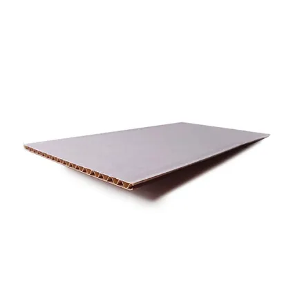 Фото №0 Листовой микрогофрокартон 1400х2060 мм, Т-11 белый/бурый