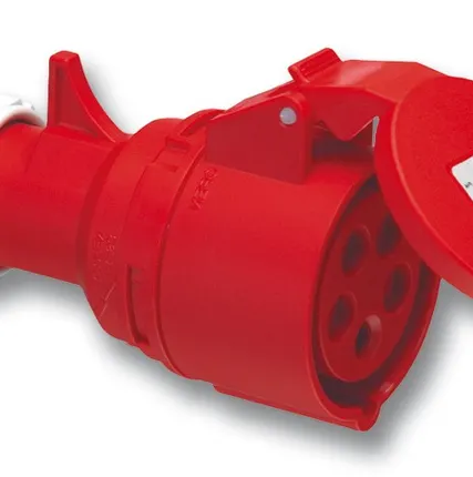 Фото №0 Розетка переносная силовая 32A, 3P+N+E, 380V, IP44 225-6 PCE