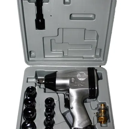 Фото №0 Пневмогайковерт ударный с головками АВ-08,1/2,500Нм,7000 об. в кейсе