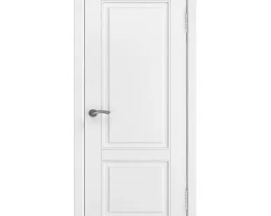 фото дверь l-5 белая эмаль дг 600*2000