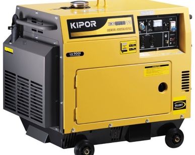 фото Генератор дизельный в кожухе KIPOR KDE6500T