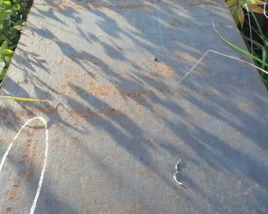 фото Лист 45 мм ст09Г2С обрезь горячекатаный ММК