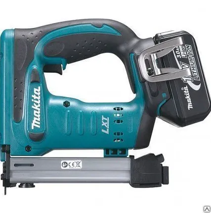 Фото №0 Аккумуляторный скобосшиватель MAKITA BST221RFE (18В,2х3.0Ач(Li-Ion),скоб...