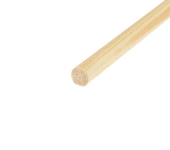 фото Круглый погонаж 2.1-2.2 м, 10 мм, сращенный, без сучков