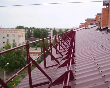 фото Ограждение кровельное (1200 х 3000 мм)