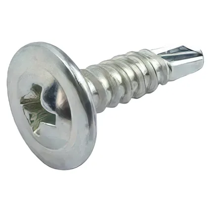 Фото №0 Саморез по металлу с прессшайбой 4,2х16 сверло (упак.1кг)