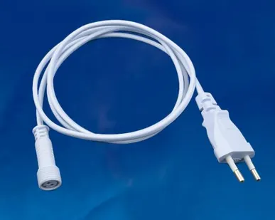 фото UCX-PT2/Y90-120 WHITE 1 STICKER Провод для подключения светильника ULY-P9* к сети 220В. 120 см. Белый. ТМ Uniel.