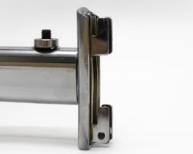 фото Крепеж к стене регулируемый L=80-130мм, хром