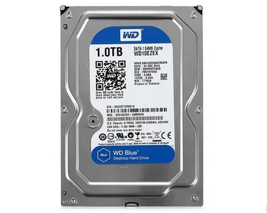 фото Жесткий диск 3.5" 1Tb WesternDigital WD Blue WD10EZEX, 7200rpm, 
64Mb, SATA