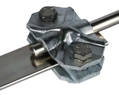 фото 454100 Соединительная/разделительная клемма, двухчастная, St/tZn Rd/Fl = 7-10/30-40 мм